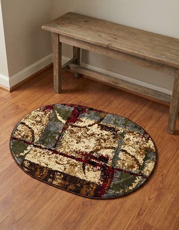 Cafe Oval Rug