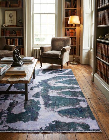 5' x 6' 7 Hand Knotted Ultra Vintage Persian Wool Rug