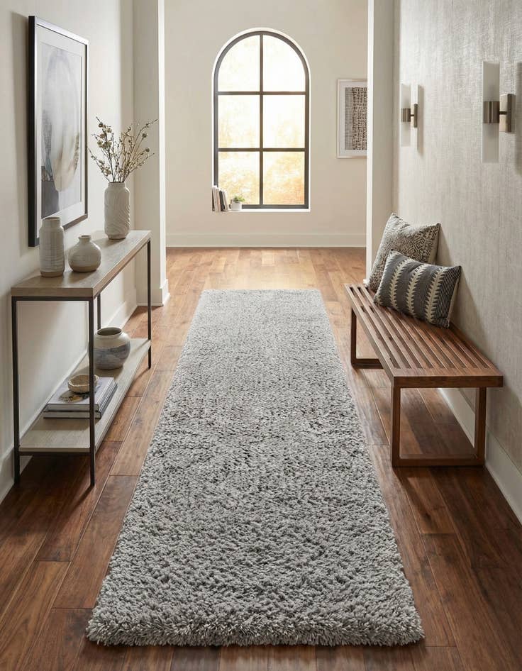 Detail image of 2' 7 x 10' Infinity Shag Runner Rug