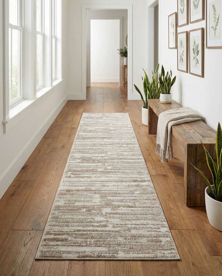 2' 7 x 10' Sepia Runner Rug