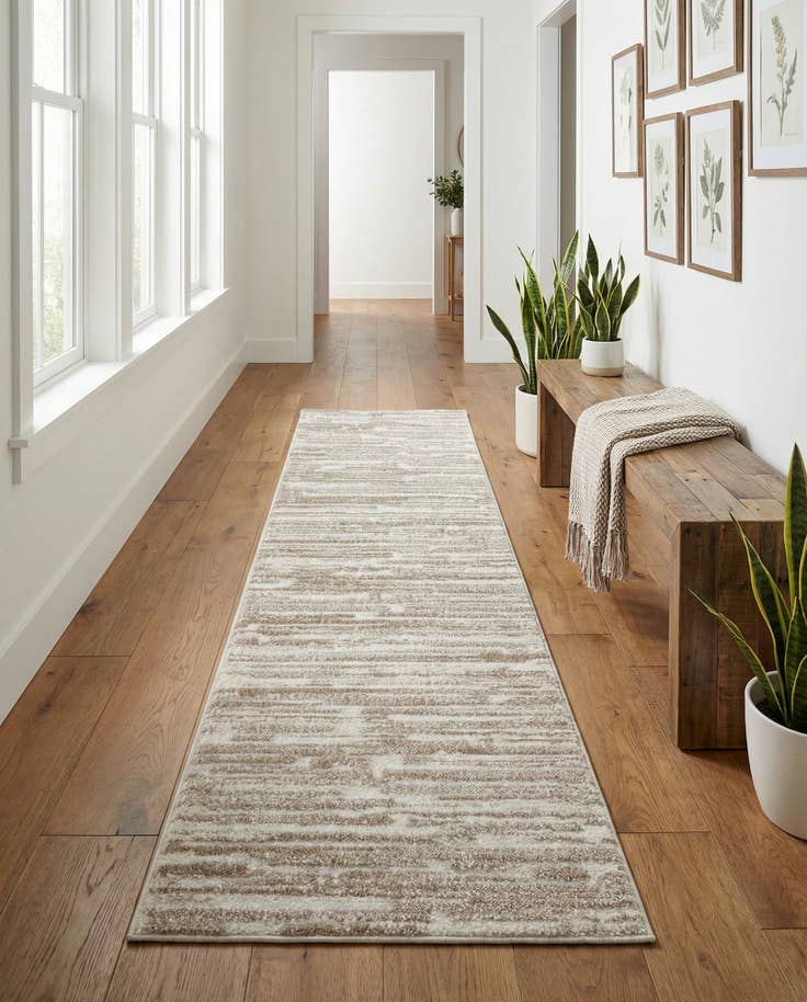 Detail image of 2' 7 x 10' Sepia Runner Rug