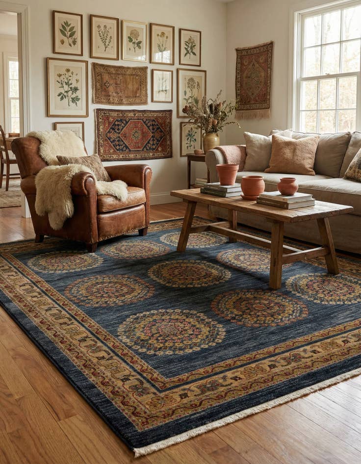 Detail image of 8' x 10' Kashkuli Gabbeh Rug