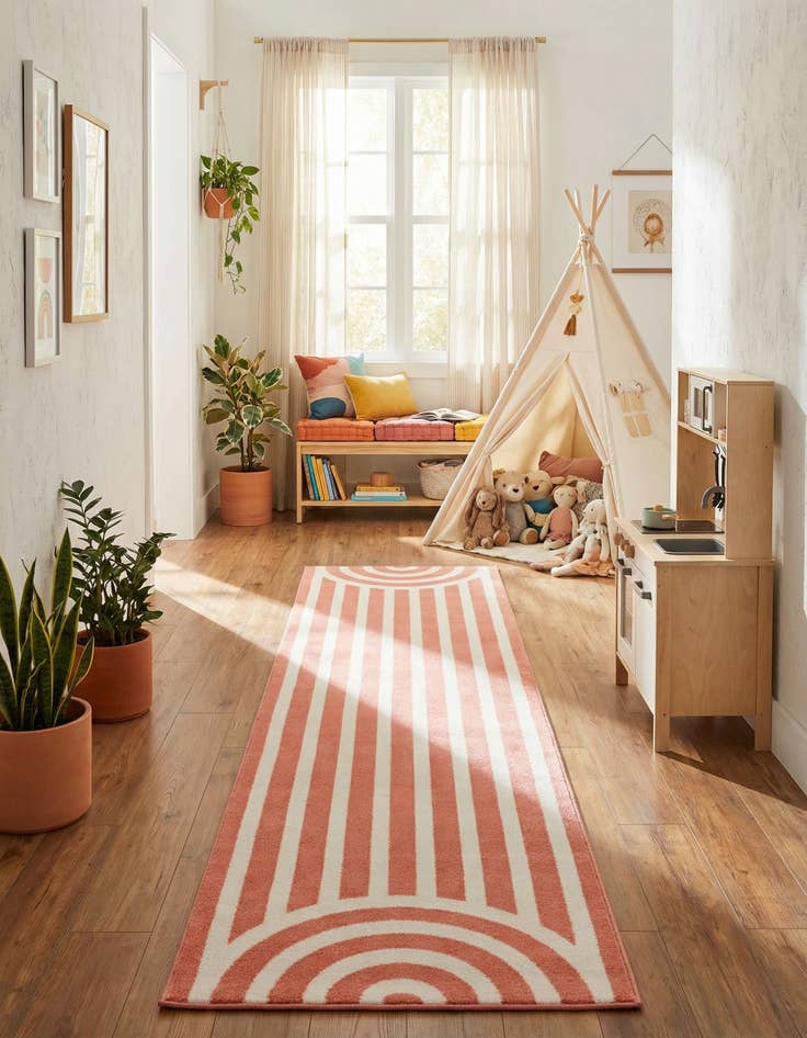 Detail image of 2' x 8' Whimsy Kids Runner Rug