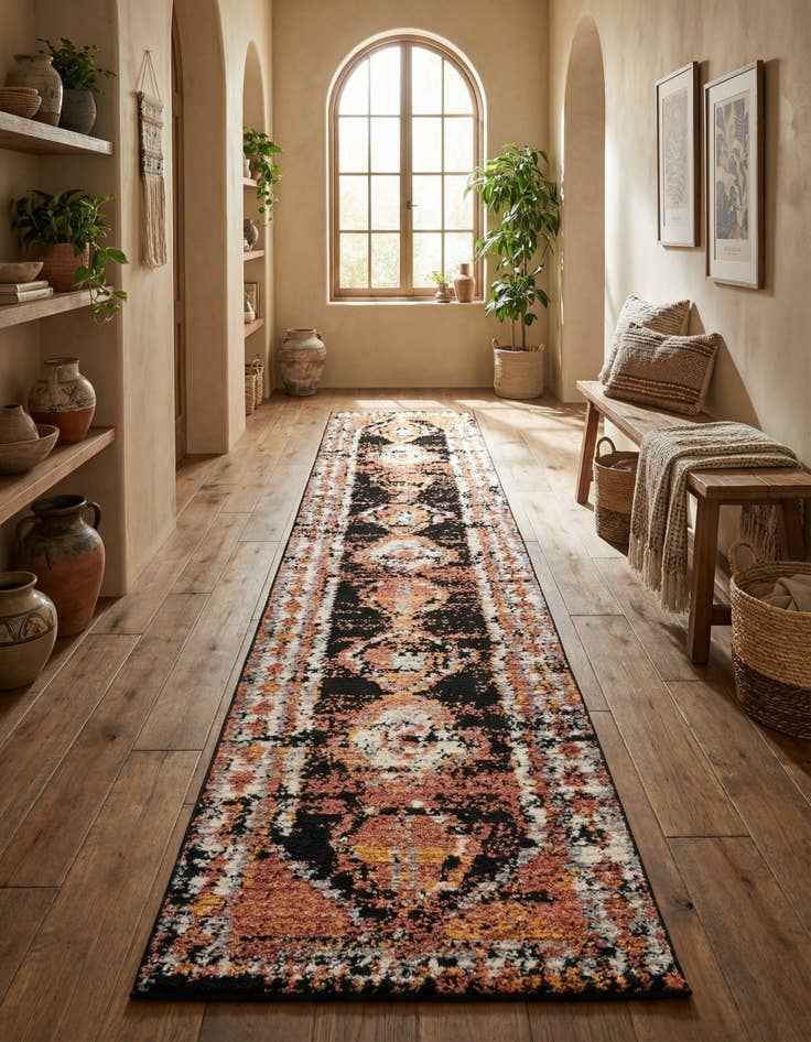 Detail image of 2' 7 x 12' Tagine Runner Rug