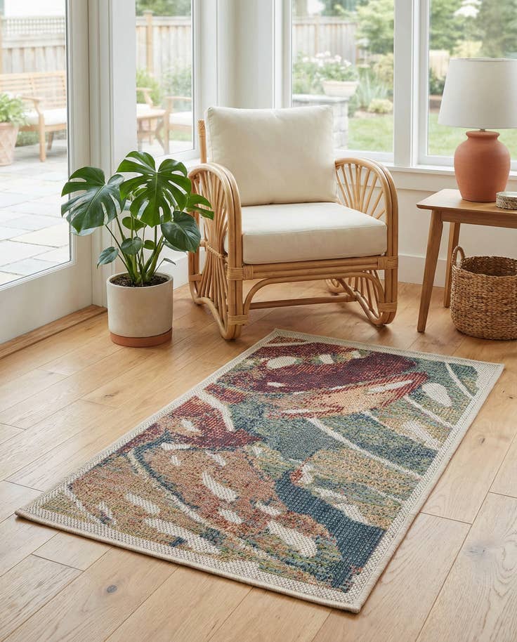 Detail image of 2' x 3' Easy-Clean Baja Indoor / Outdoor Rug