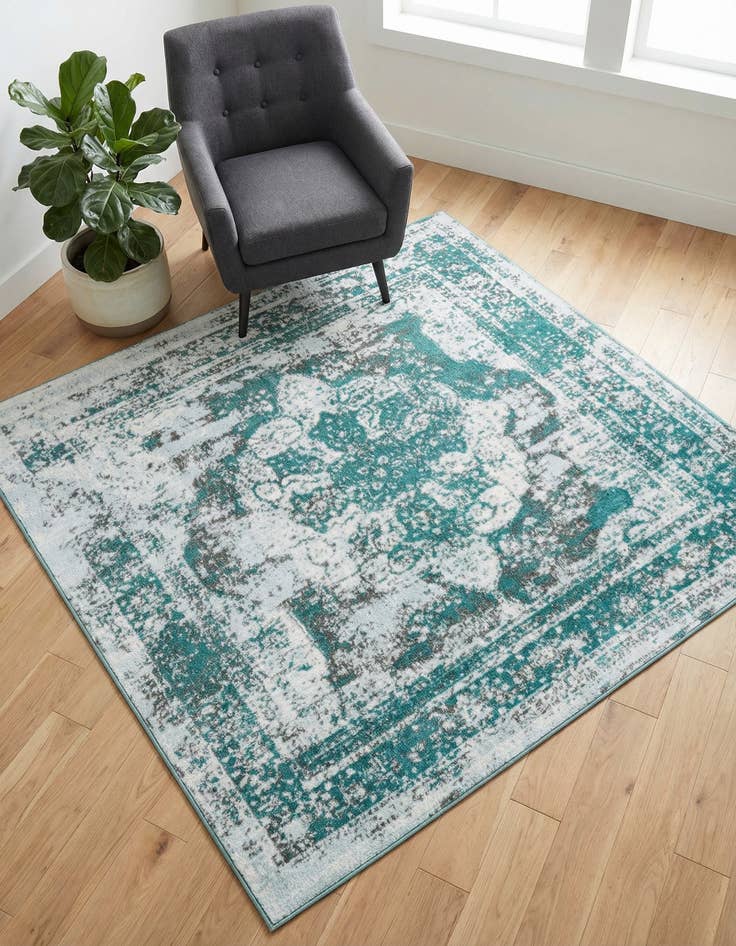 Detail image of 6' x 6' Monte Carlo Square Rug