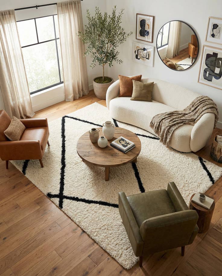 Detail image of 9' x 12' Infinity Shag Rug