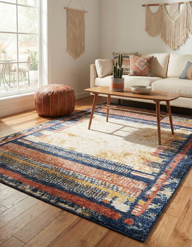 Detail image of 5' 3 x 8' Tagine Rug