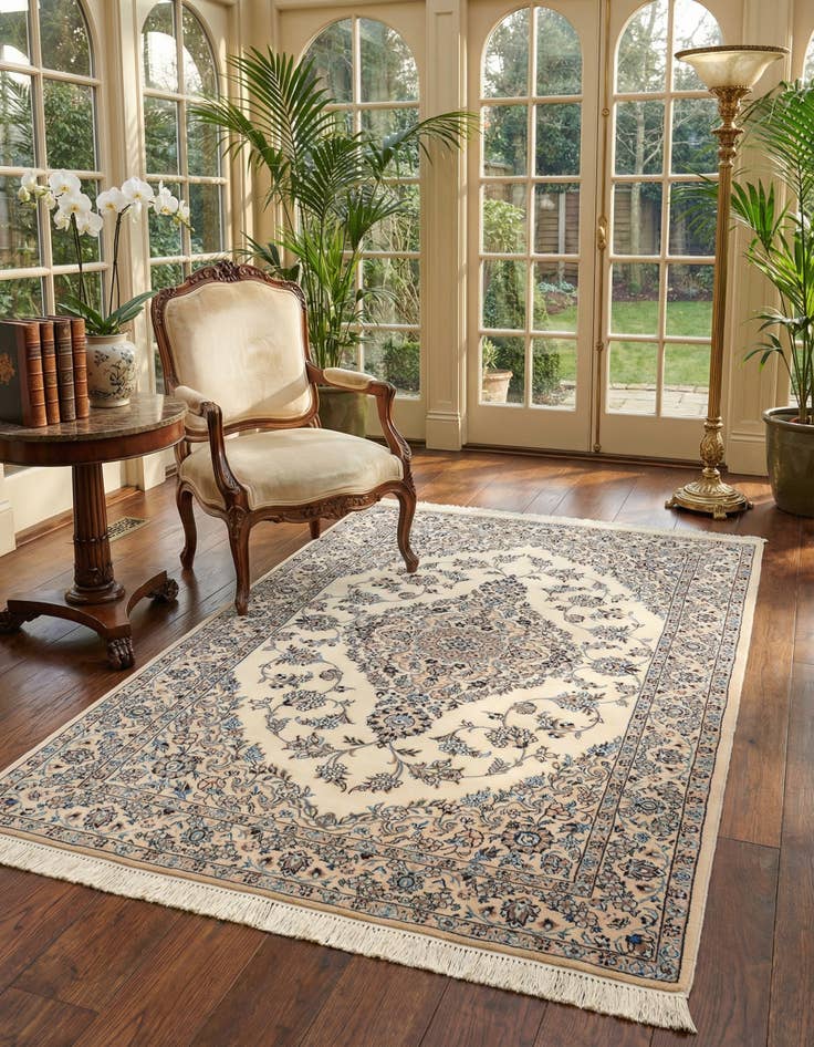 Detail image of 3' 5 x 5' 6 Nain Rug