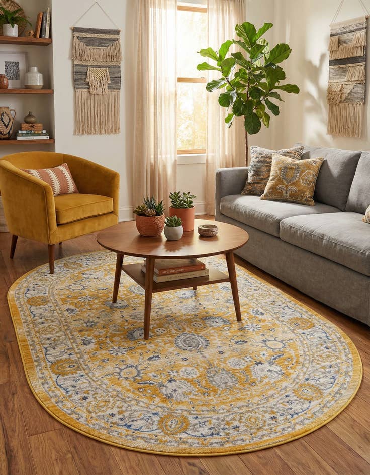 Detail image of 5' x 8' Whitney Oval Rug