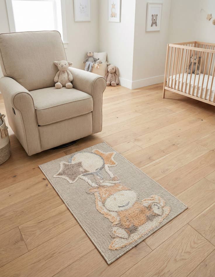 Detail image of 2' x 3' Whimsy Kids Rug