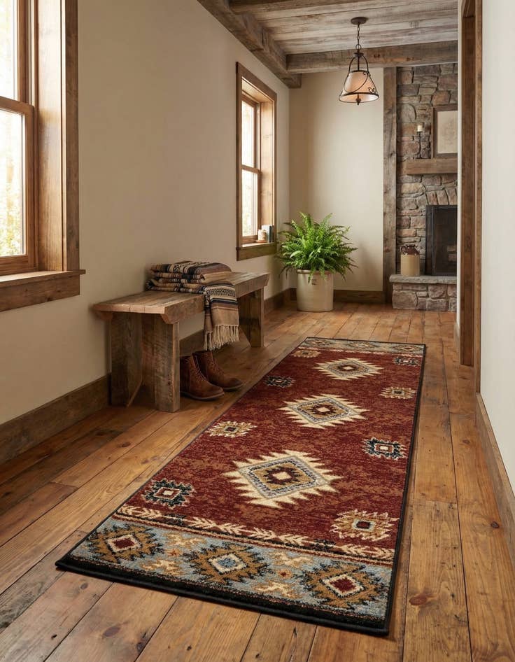 Detail image of 2' x 6' Pioneer Runner Rug