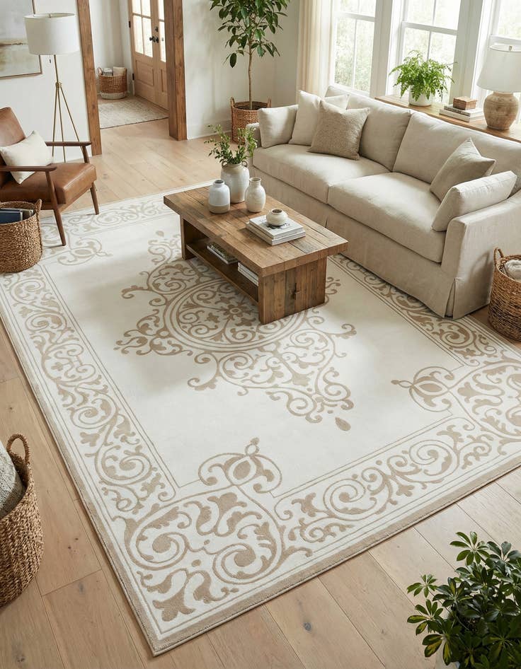 Detail image of 10' 8 x 14' Hermitage Rug