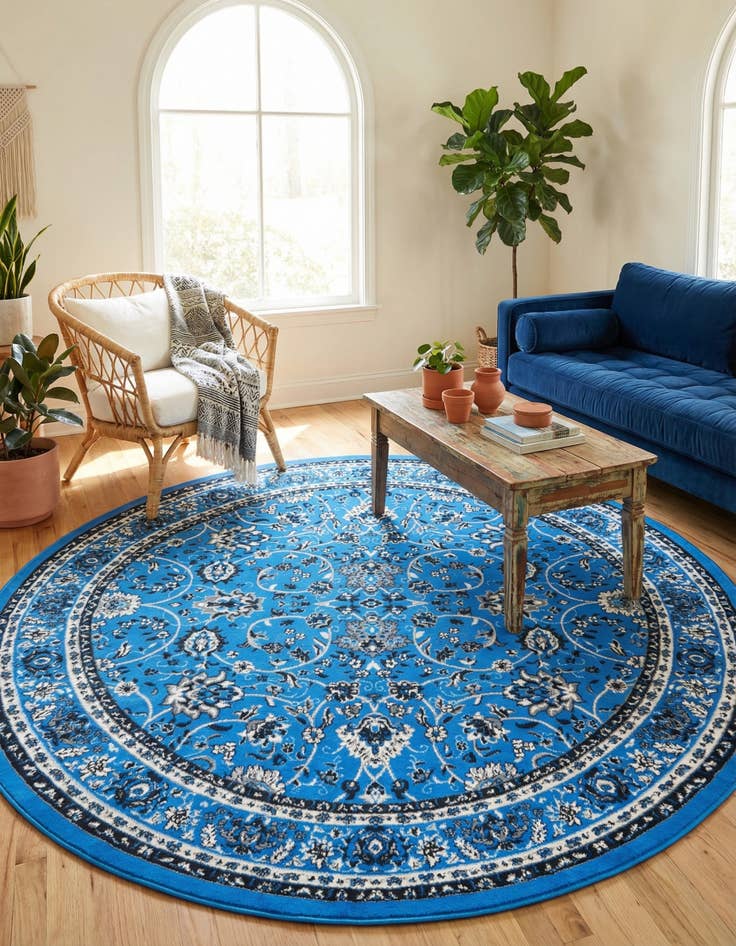 Detail image of 7' 10 x 7' 10 Yasmin Round Rug