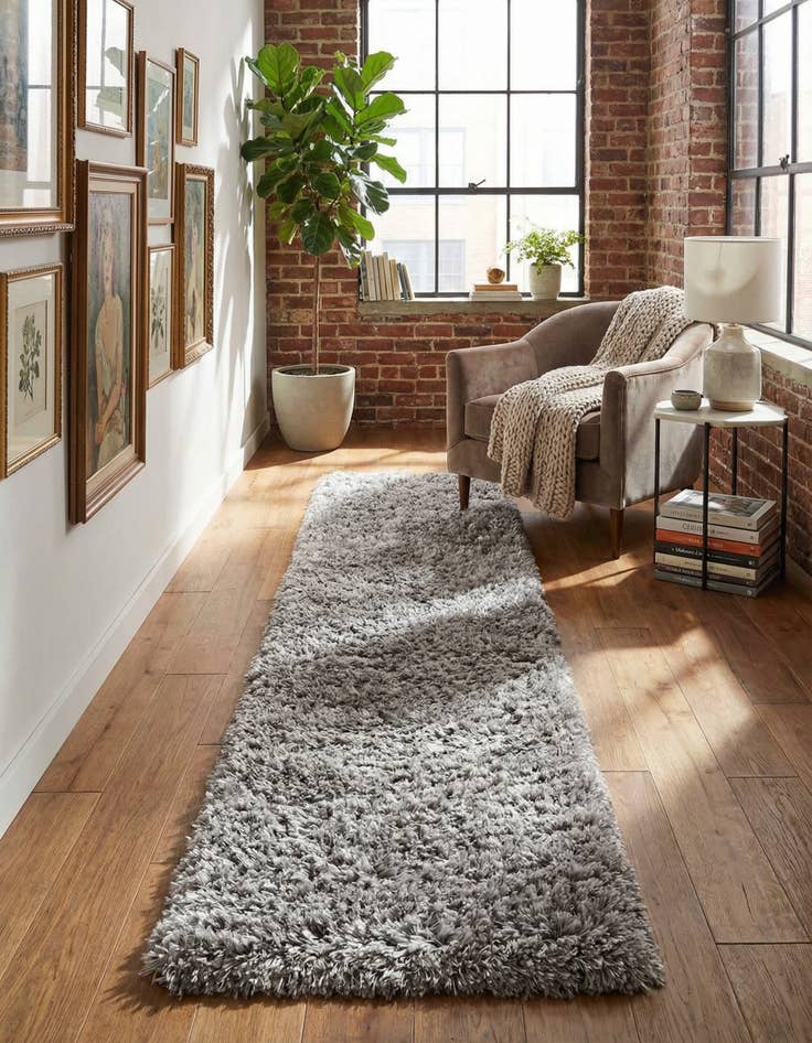 Detail image of 2' x 10' Marilyn Monroe&trade; Shag Runner Rug