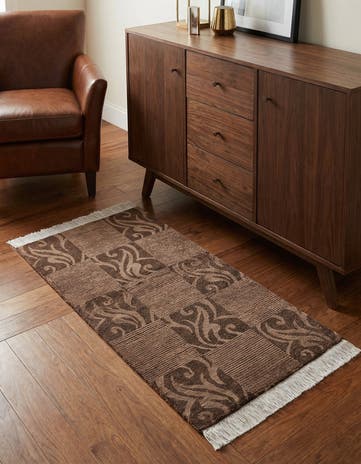 2' 7 x 4' 11 Hand Knotted Darya Wool Rug