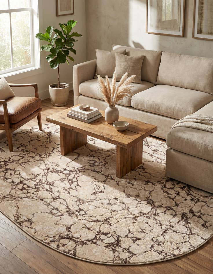 Detail image of 8' x 10' Oasis Oval Rug