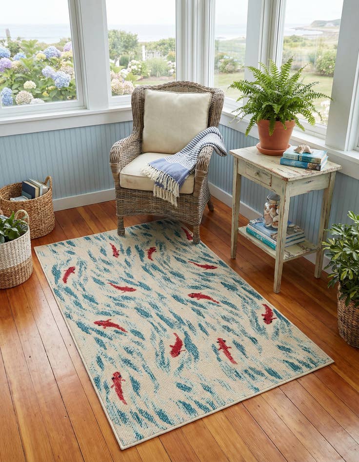 Detail image of 3' 3 x 5' 3 Washable Amalfi Rug