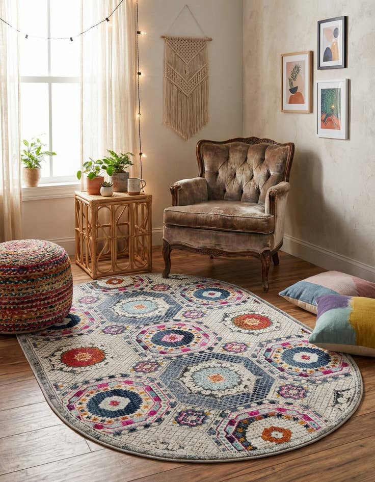Detail image of 3' 7 x 5' 3 Budapest Oval Rug