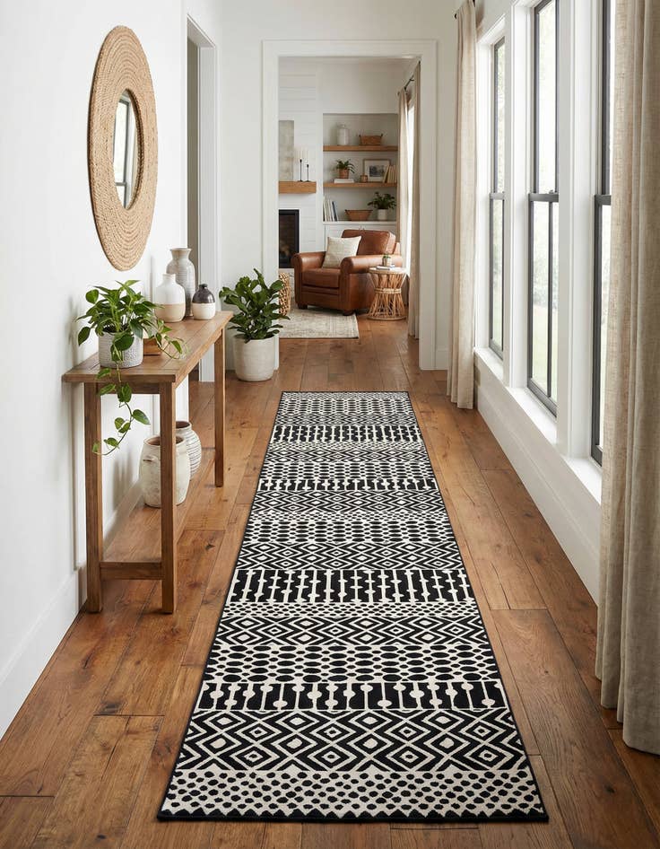 Detail image of 2' 7 x 12' Milano Runner Rug
