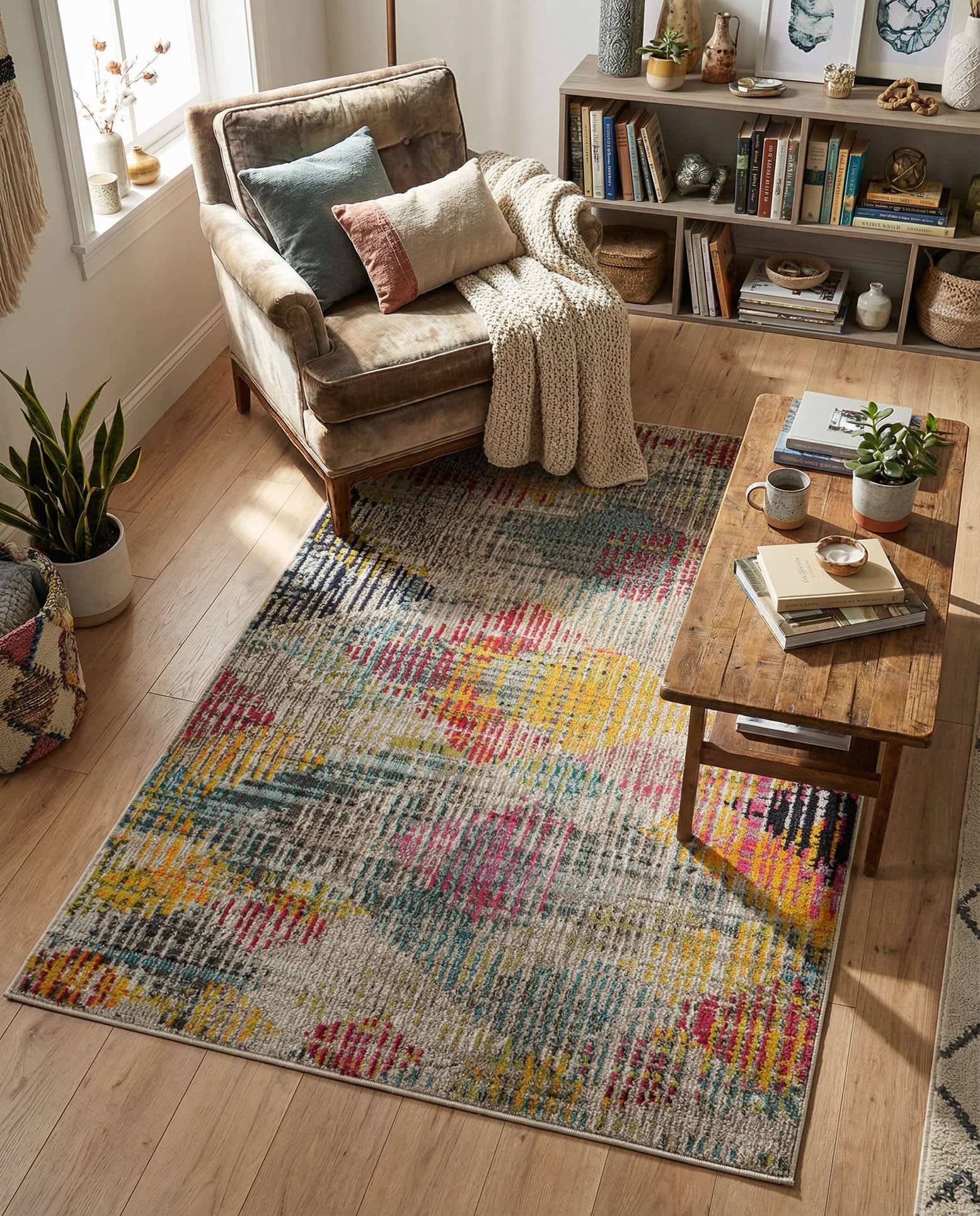 3' 3 x 5' 3 Washable Theia Rug