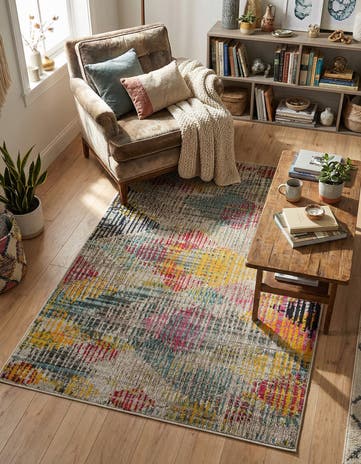 Washable Spectrum Rug
