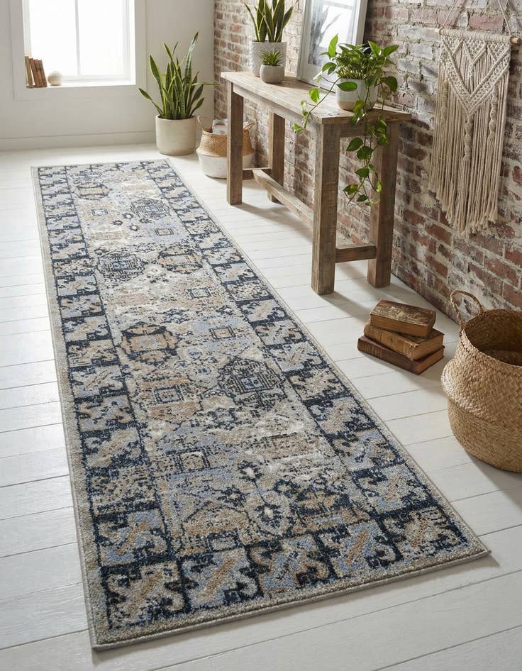 Detail image of 2' x 8' Kamala Washable Runner Rug