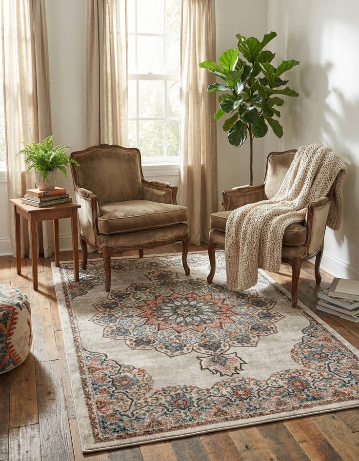 Detail image of 5' x 8' Isabella Rug