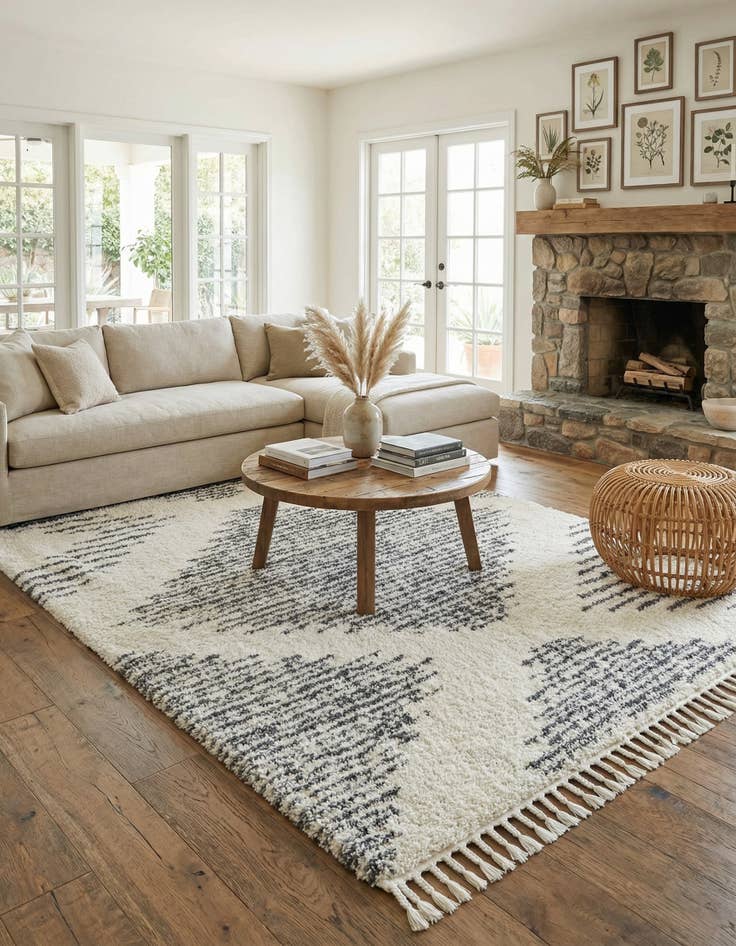 Detail image of 7' 10 x 10' Serenity Shag Rug