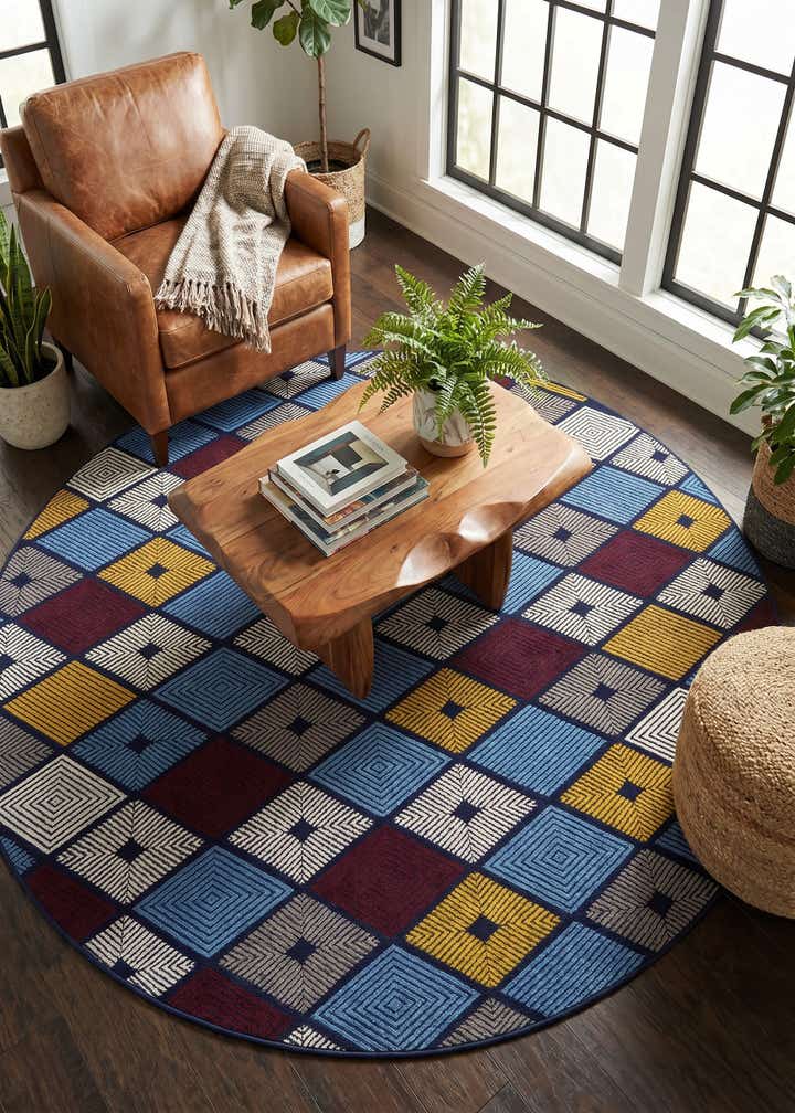 7' 10 x 7' 10 Laguna Round Rug