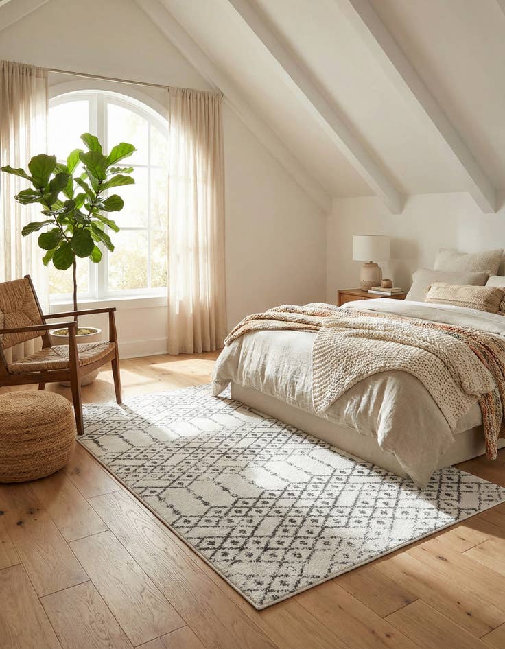 Detail image of 4' x 6' Paxon Trellis Rug