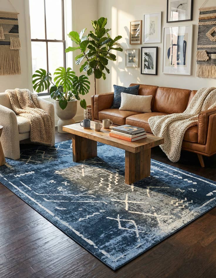 Detail image of 6' x 9' Kamala Washable Rug