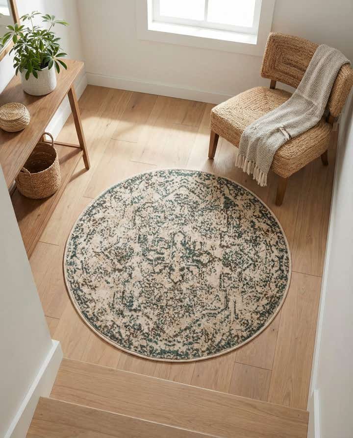 3' 3 x 3' 3 Mojave Round Rug