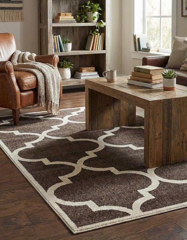 Detail image of 5' x 8' Lattice Rug