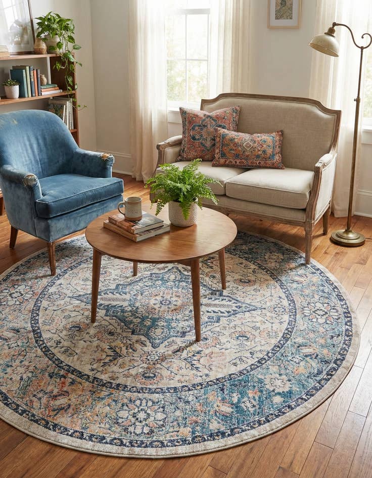 Detail image of  7' x 7' Lola Round Rug