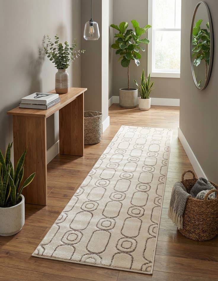 Detail image of 2' x 8' Vogue Geo Runner Rug