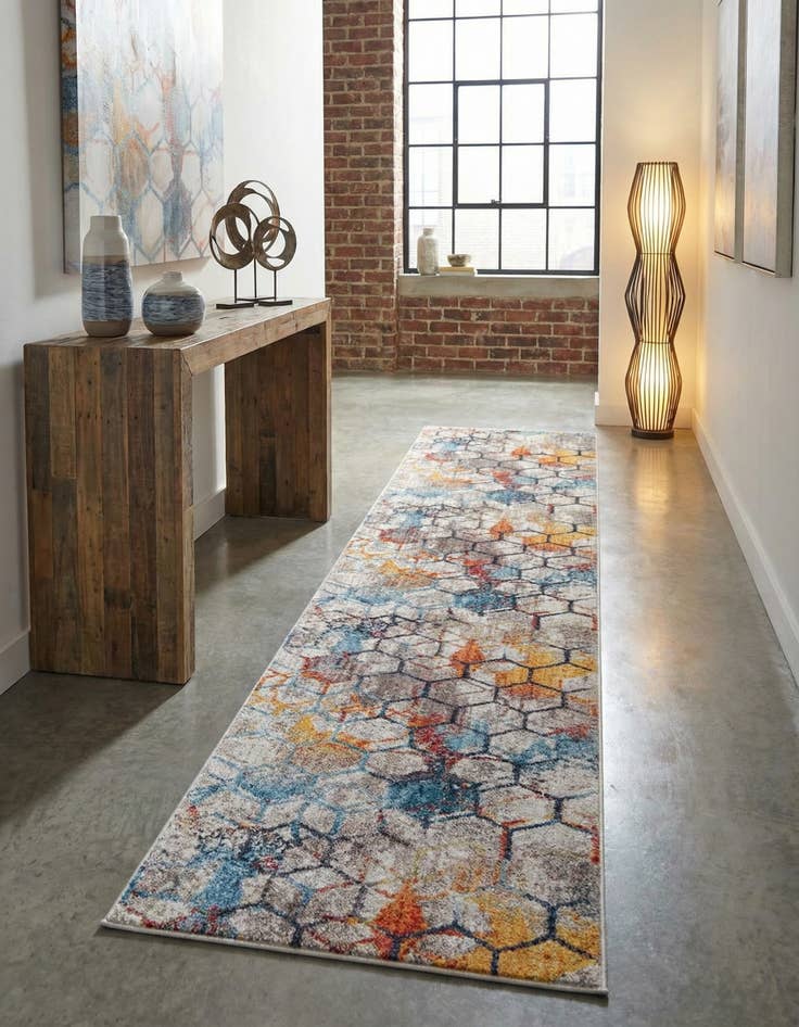 Detail image of 2' 7 x 13' Andromeda Runner Rug