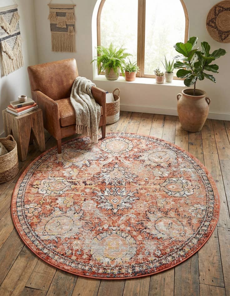 Detail image of 5' 2 x 5' 2 Lola Round Rug