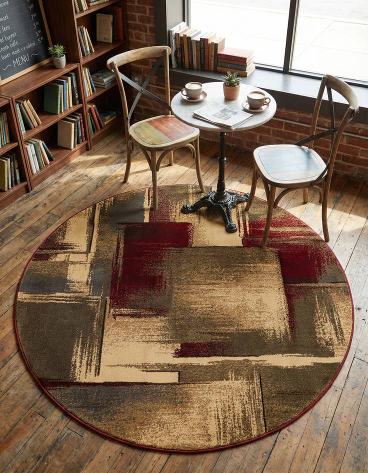 Detail image of 6' x 6' Cafe Round Rug