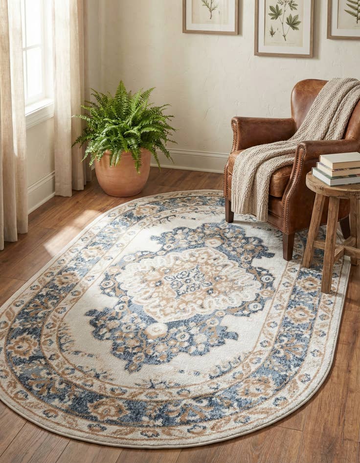 Detail image of 5' x 8' Oxford Oval Rug