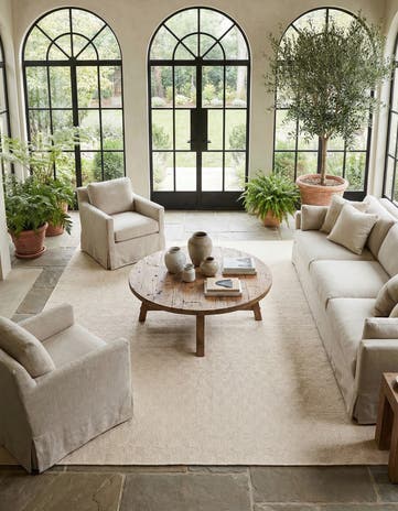 Beige Hand Woven Geo Trellis Flatweave Square Rug