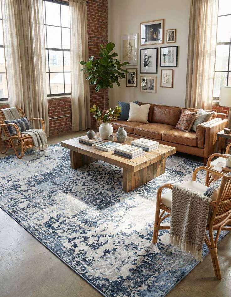 Detail image of 10' x 14' Kamala Washable Rug