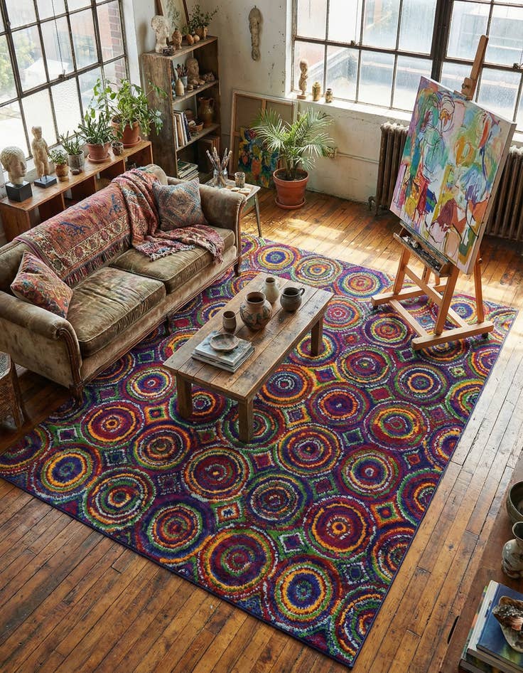 Detail image of 7' 10 x 10' Calypso Rug