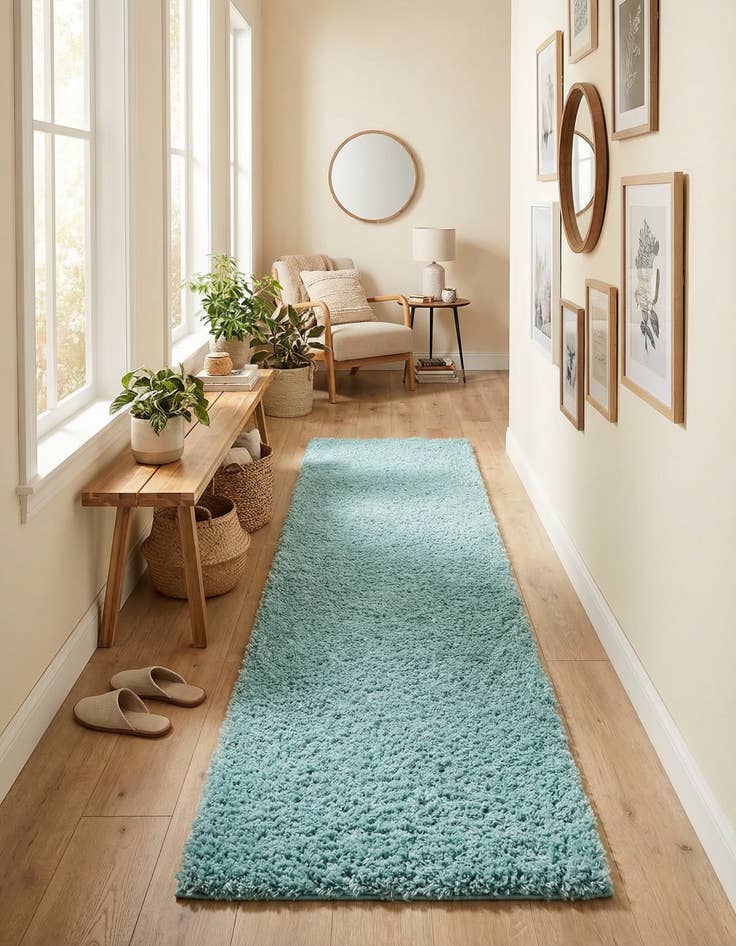 Detail image of 2' 6 x 10' Everyday Shag Runner Rug