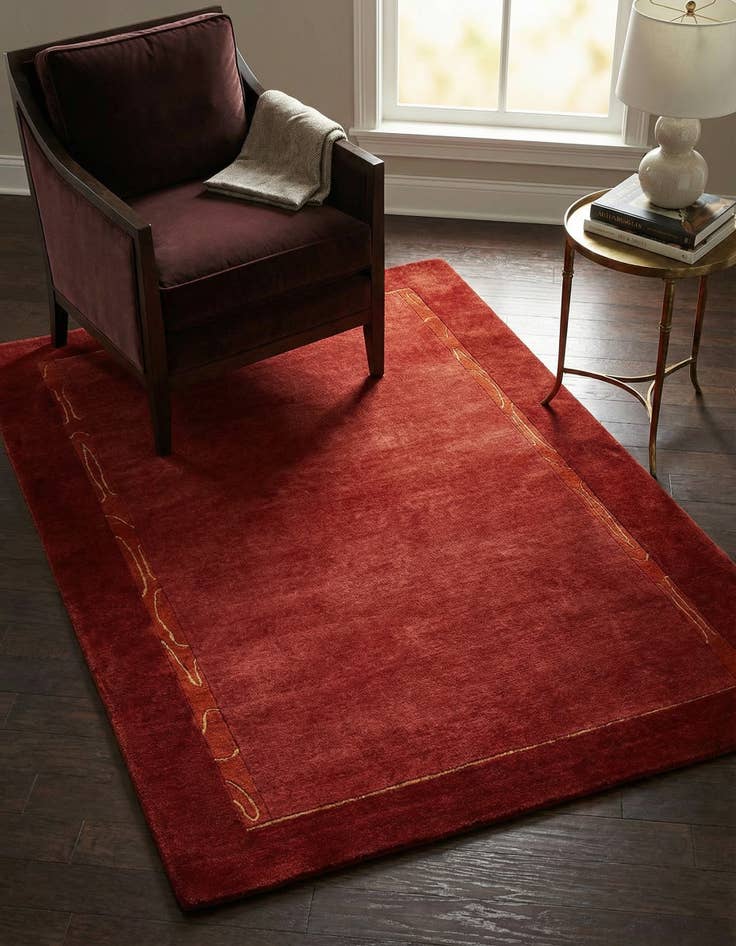 Detail image of 4' x 6' Hand Knotted Nepal Rug