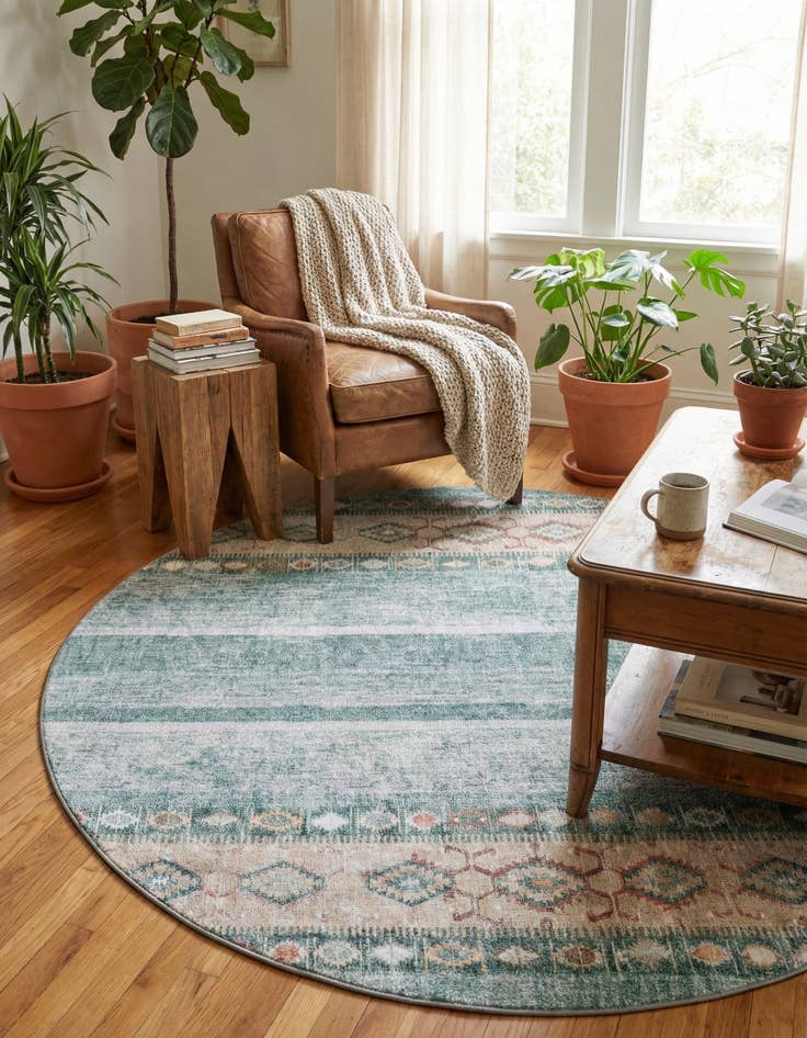 Detail image of 7' 6 x 7' 6 Timeless Round Rug