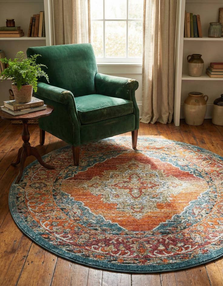 Detail image of 6' x 6' Isabella Round Rug