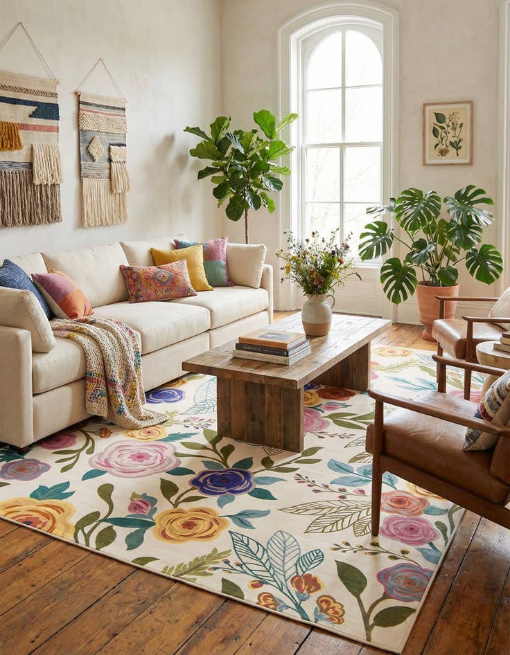 Detail image of 10' x 13' Blossom Rug