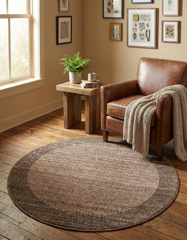 Detail image of 4' x 4' Angelica Round Rug