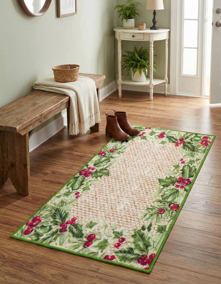 Detail image of 2' x 3' 11 Washable Jill Zarin Caribbean Indoor / Outdoor Runner Rug
